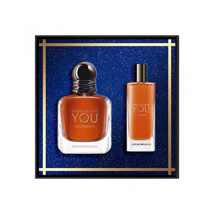 Giorgio Armani Stronger With You Intense Eau De Parfum 100ml + Eau De Parfum 15ml