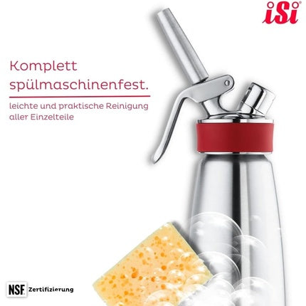 iSi Gourmet Whip Plus Cream Dispenser 500ml Stainless Steel