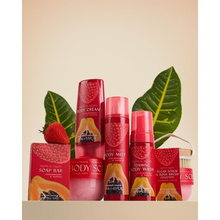 Tropical Fruits Strawberry and Papaya Body Cream 200ml