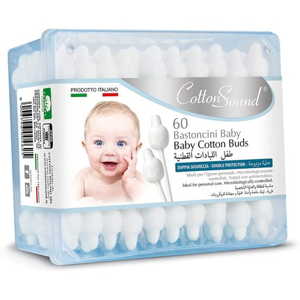 Cotton Sound Ears 60 Pieces Baby Product for Personal Hygiene