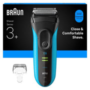Braun Series 3 Electric Shaver Precision Trimmer Wet & Dry 3040s Blue