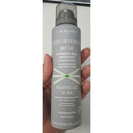 L'Erbolario Hyaluronic Acid For Him Energizing Deodorant Spray 125ml