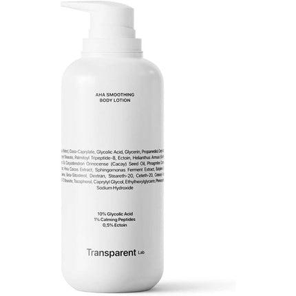 Transparent Lab AHA Smoothing Body Lotion - Skin Smoothing Body Lotion