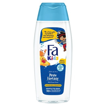 Fa Kids Pirate Fantasy Shower Gel And Shampoo With Wild Ocean Scent 400ml