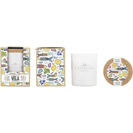 Castelbel Sardine Candle with Scented Bookmark