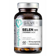 Selen Forte Selenomethionine 100mcg with Vitamins A, C, and E 60 Capsules - Silver