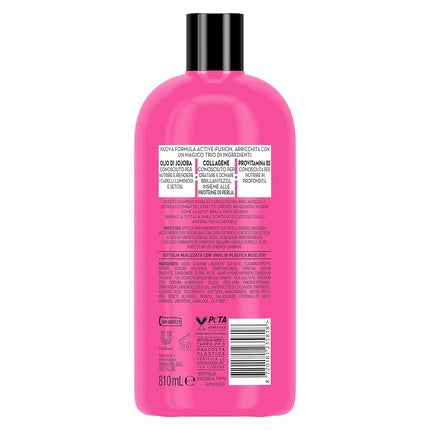 Sunsilk Shampoo with Sparkles of Light Detangling Shampoo Gives Hair Shine Active-Fusion Formula with Jojoba Oil Collagen and Biotin XXL-Size 810ml