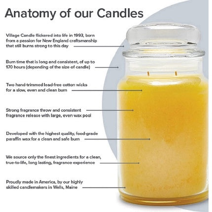 Village Candle Large Jar Scented Candle Strawberry Shortcake