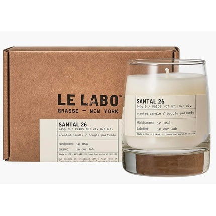 Le Labo Santal 26 Scented Candle Gift 245g 8.6oz Glass Jar