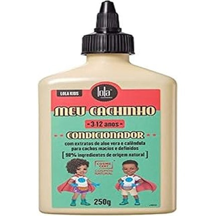 Lola Cosmetics My Curl Conditioner 250ml For Children Aged 3 To 12 Years With 98% Natural Ingredients