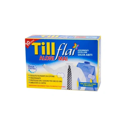 Sodalco Till Flai Aloni Mai Underarm Absorbent Garment Protectors 10 Pieces