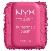 NYX PROFESSIONAL MAKEUP Buttermelt Powder Blush Fade and Transfer-Resistant Blush Vegan Formula Butta With Time 07 0.17 Ounce