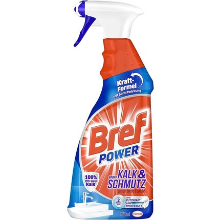Bref Power Against Limescale And Dirt, Limescale Cleaner, Spray Bottle, For
