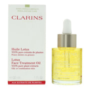 Clarins Lotus Face Treatment Oil Plant Extracts Oily Combination 30ml For Women