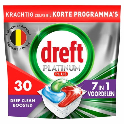 Dreft Platinum Plus All In One Clean Action Dishwasher Tablets