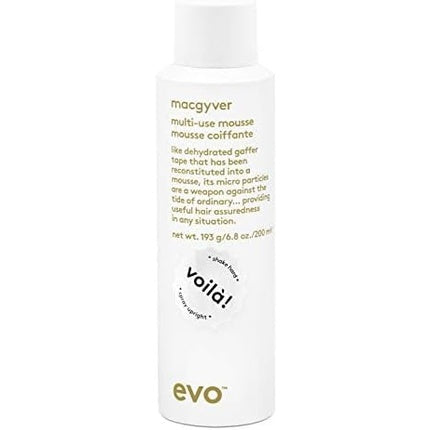 EVO Macgyver Multi-Use Hair Mousse 200ml 6.8fl.oz