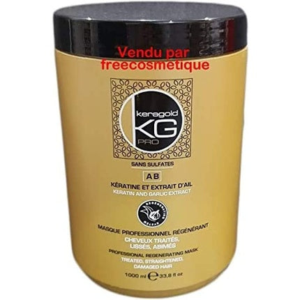 KERAGOLD PRO Keratin and Garlic Extract Sulfate-Free Regenerating Hair Mask 1L