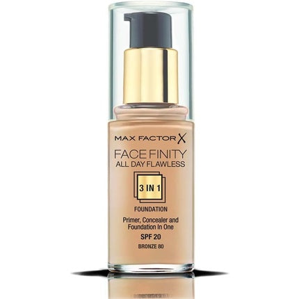 Max Factor Facefinity 3-in-1 All Day Flawless Foundation SPF 2 Bronze 8 3ml