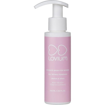 LOVIUM Intimate Gel for Women - Supports Vaginal Hygiene - Maintains Microbiota - With Aloe Vera - Moisturizing and Refreshing Effect - 100ml
