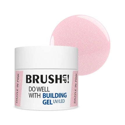 Brushup Do Well With Building Gel Dazzle In Pink 12g