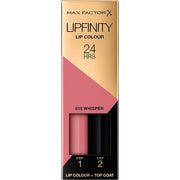 Max Factor Lipfinity 2-step Long-Lasting Lipstick with Luscious Shine Touch 010 Whisper 4.2g