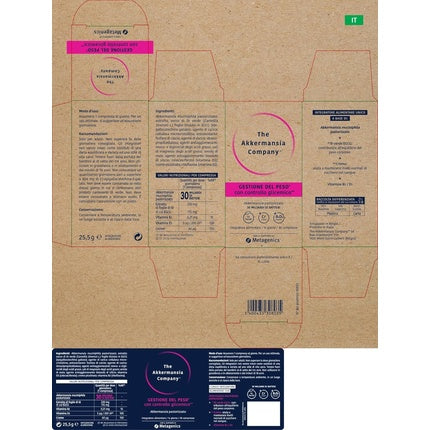 Metagenics The Akkermansia Company Weight Management Supplement 30 Tablets