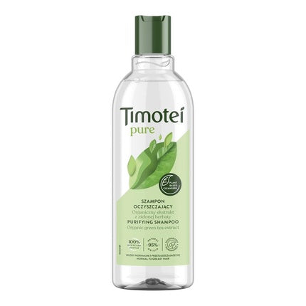 Timotei Pure Shampoo Hair Shampoo With Natural Green Tea Extract 400ml