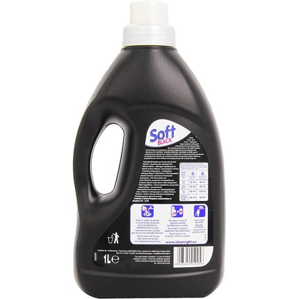 Soft - Black Liquid Detergent For Laundry - 1000 Ml
