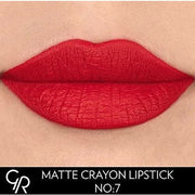 Golden Rose Matte Lipstick Crayon #07 Fire Brick Red II