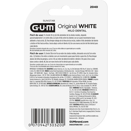 Sunstar Gum Original White Floss 30m