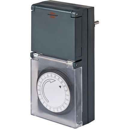 Brennenstuhl Mechanical Timer Mz 44 De Ip44 Black