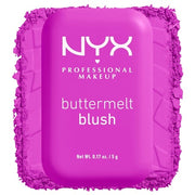 NYX PROFESSIONAL MAKEUP Buttermelt Powder Blush Fade and Transfer-Resistant Blush Vegan Formula All The Butta 12 0.17 Ounce