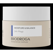Biodroga Moisture & Balance 24h Care 1.7 oz with Hyaluronic Acid and Cica Soothing Hydration - Free of Mineral Oil Parabens Silicones Coloring Agents Animal-Based Ingredients Gluten and Lactose