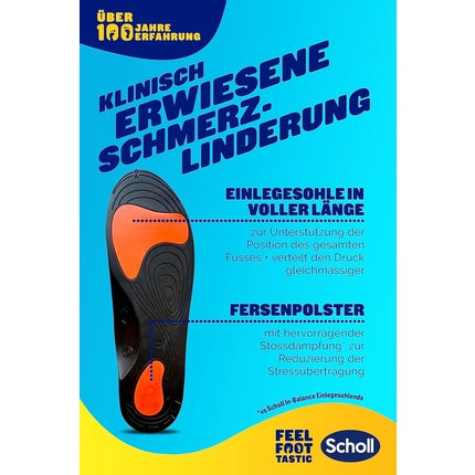 Scholl In-Balance Orthopedic Insoles for Lower Back Pain