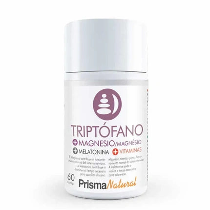 Prisma Natural Tryptophan Magnesium Melatonin Vitamins 60 Capsules