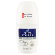 Felce Azzurra Skin Care Deodorant Roll On 50ml 48h Formula Idra Talc with White Tea