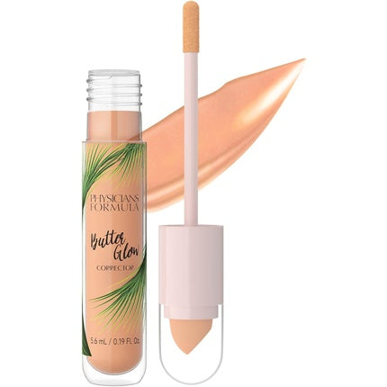 Physicians Formula Butter Glow Corrector Lightweight Concealer with Dual-Ended Applicator Infused with Illuminating and Moisture Boosting Ingredients Peach