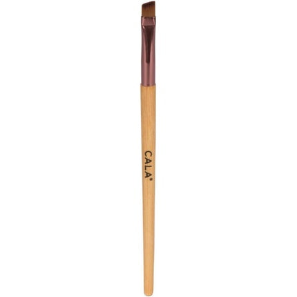 Cala Calla Natural Bamboo Brown Liner Brush - Chamfered Eyebrow and Eyeliner