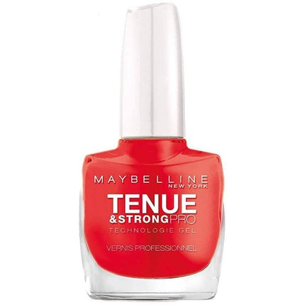 Gemey Maybelline Nail Polish Tenue and Strong Pro 493 Blood Orange