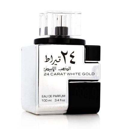 Lattafa 24 Carat White Gold Eau De Parfum Spray 100ml