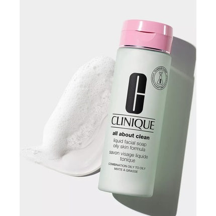 Clinique All About Clean Liquid Facial Soap Oily Skin Formula 200ml