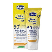 Chicco Mineral Sunscreen SPF 50+ for Kids Water Resistant Excellent Protection Against UVA UVB and Infrared 75ml