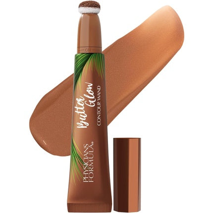 Physicians Formula Butter Glow Contour Wand Liquid Bronzer for Instant Definition Nourishing and Creamy Easy Application Fair Light