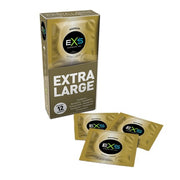 Exs Magnum Extra Large Condoms Enlarged Xl 12 Pieces