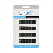 Eurostil Black Clips Ondina 50mm 24 Units