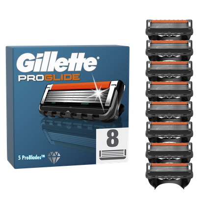 Gillette ProGlide Replacement Heads with 5 Blades 8-Pack