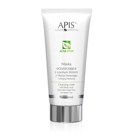 Apis Acne-Stop Cleansing Mask With Green Tea And Dead Sea Mud - 200ml