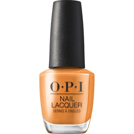 OPI Nail Lacquer Penny Loafer Lane Opaque Dark Yellow Marigold Creme Chip