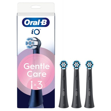Oral B Oral-B Io Series Gentle Care Replacement Brush Heads - Black - 3 Count