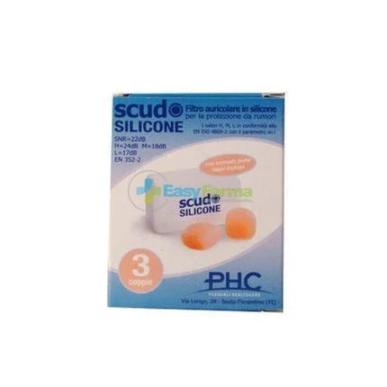 Pasquali Healthcare Scudo Silicone Earplugs 3 Pairs